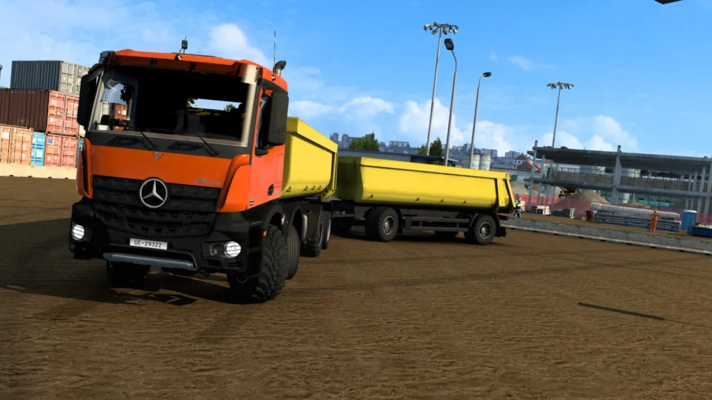 کشنده مرسدس بنز | Mercedes-Benz Arocs Agrar برای Euro Truck Simulator 2