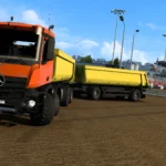 کشنده مرسدس بنز | Mercedes-Benz Arocs Agrar برای Euro Truck Simulator 2