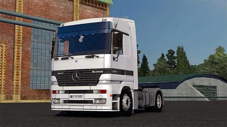 کشنده بنز 1843 MP1 برای Euro Truck Simulator 2