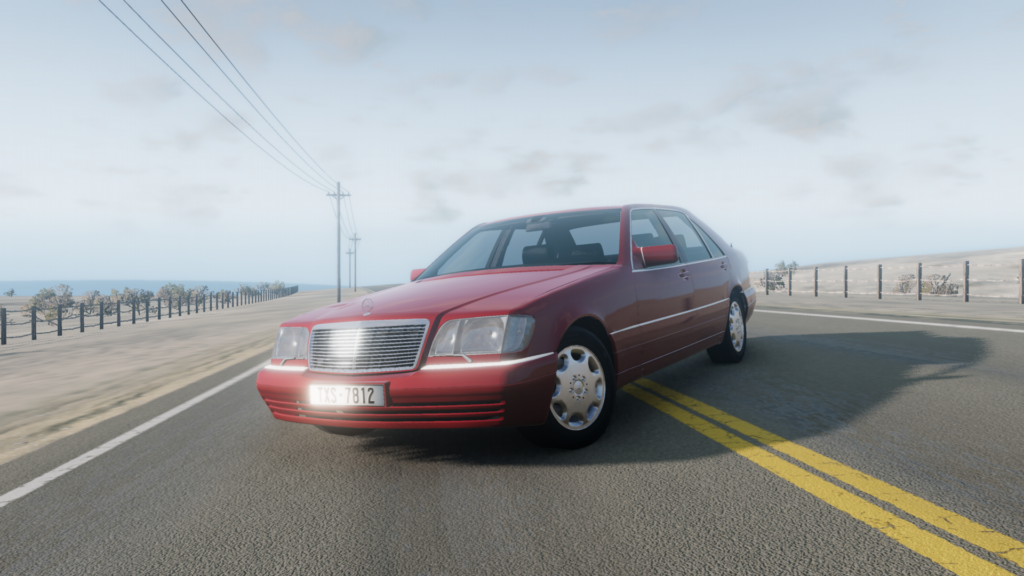 مرسدس بنز S-Class W140 برای BeamNG Drive
