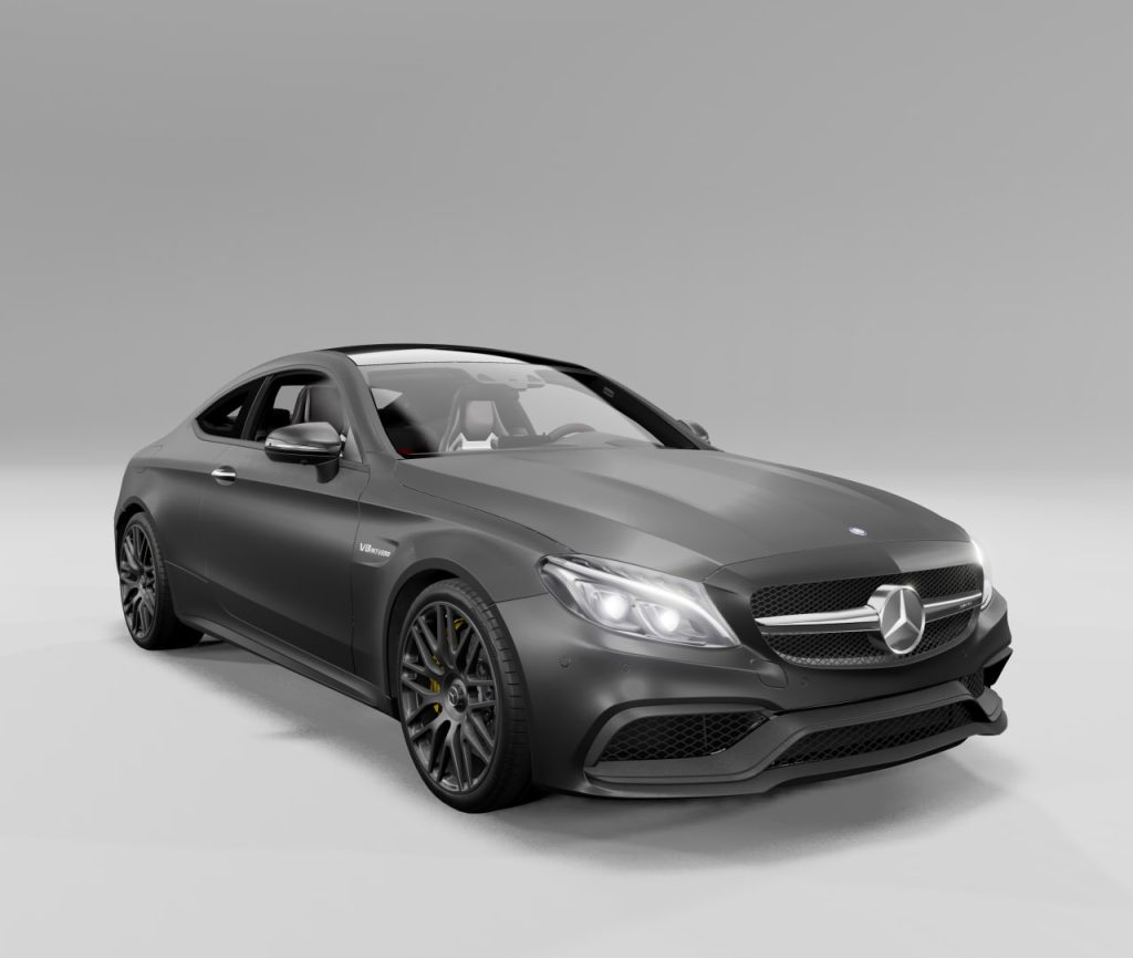 خودرو بنز C63S AMG Coupe برای BeamNG Drive