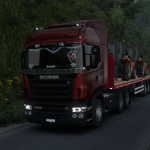 کشنده Scania R & RJL & Streamline برای Euro Truck Simulator 2