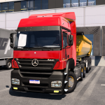 کشنده Mercedes-Benz Axor برای Euro Truck Simulator 2