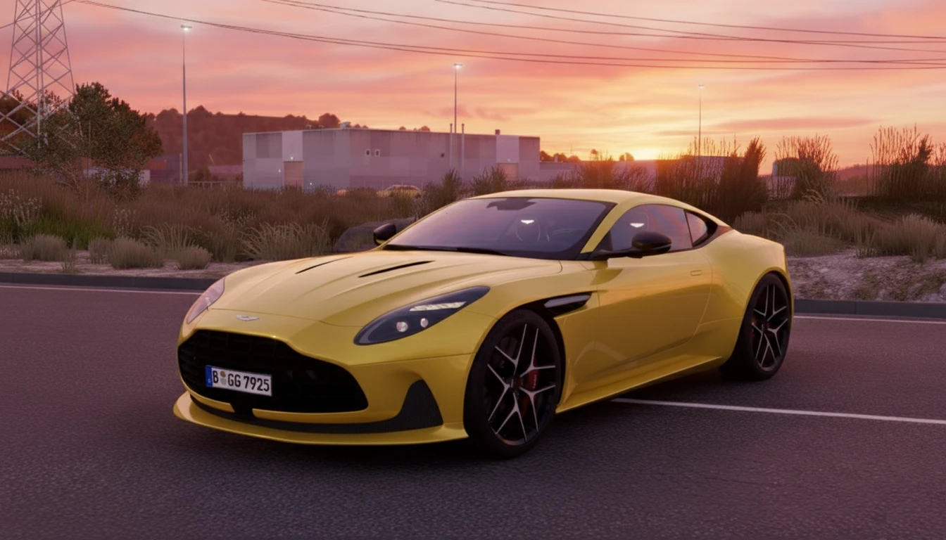 خودرو Aston Martin DB12 برای Euro Truck Simulator 2