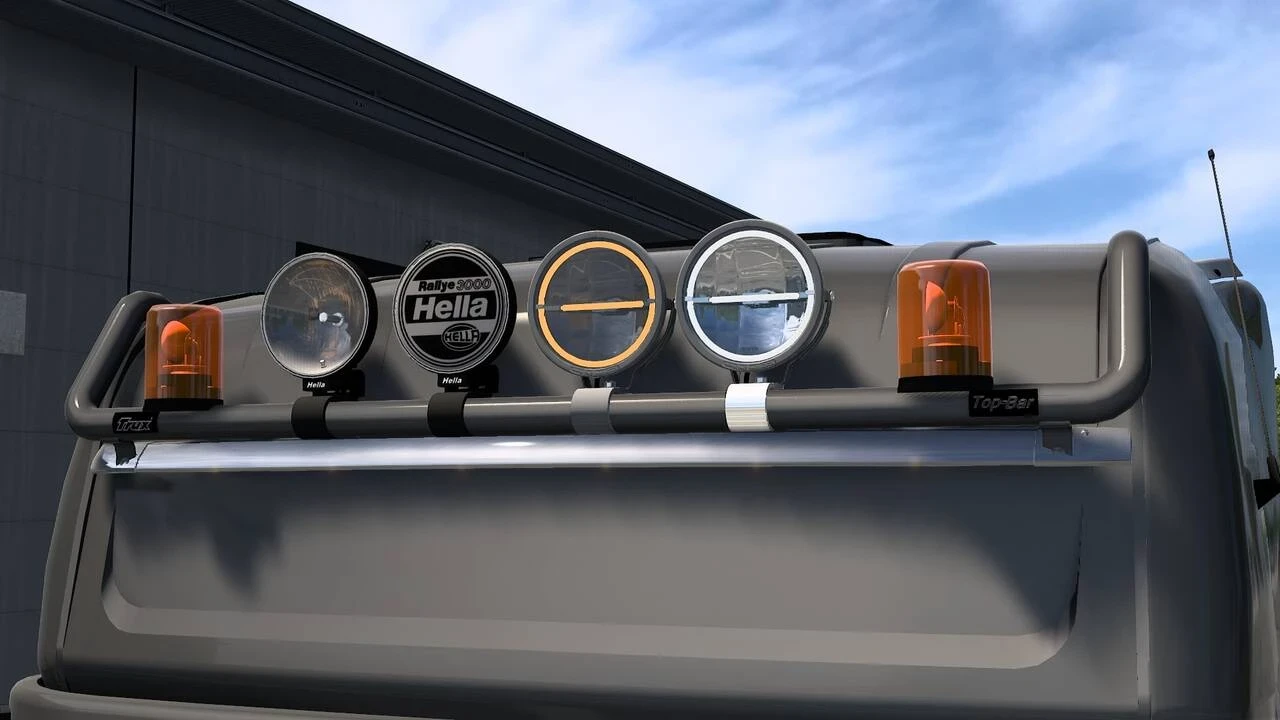 لایتپک چراغ JUseeTV برای Euro Truck Simulator 2